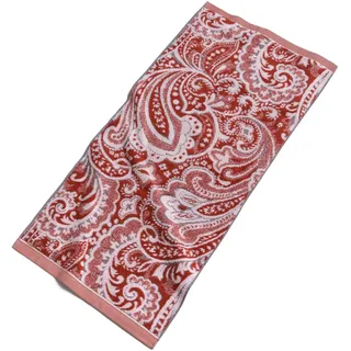 Duschtuch MÖVE "Ethno" Handtücher (Packung) Gr. B/L: 80 cm x 150 cm (1 St.), rot (sienna) Badetücher mit floralem Paisley-Muster