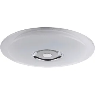 Novel Led-Deckenleuchte, Klar, Opal, Weiß, Metall, Kunststoff, G, 6.1 cm, Farbwechsler, Farben fixierbar, Bluetooth-Lautsprecher, Farbtemperaturwechsler, Lampen & Leuchten, Innenbeleuchtung, Smart Lights, Smart Home Deckenleuchten