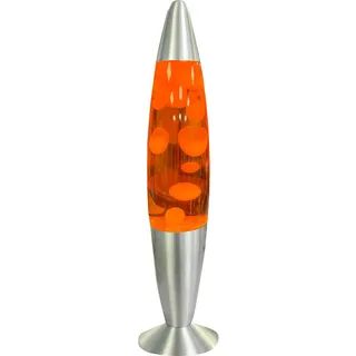 Blulaxa Lavalampe Weiß/Orange
