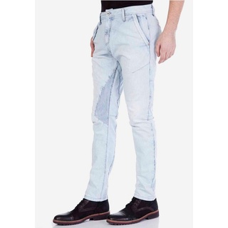 Cipo & Baxx Slim-fit-Jeans mit tollen Flicken-Elementen blau 29