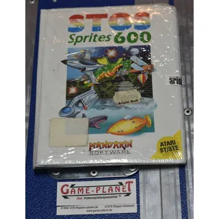 STOS Sprites 600 Homecomputer Mandarin Atari ST Sammlerstück
