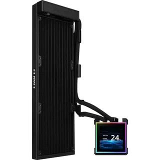 Lian Li HydroShift II LCD-S 360 Fanless Flüssigkeitskühlung, 1600 RPM, 3200 RPM, Schwarz