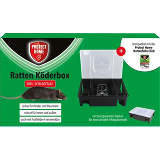 SBM - LIFE SCIENCE Rattenköderbox inkl. Schlagfalle 1 Stück