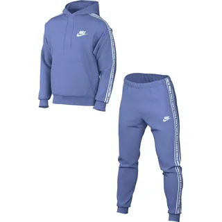 Nike Club Fleece Herren-Trainingsanzug Mit Grafik Und Kapuze, Polar/White, FB7296-450, XS