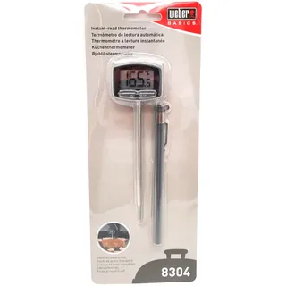 Weber Digital Grill-Thermometer Basic 8304 - 6492 für Fleisch Braten Fisch BBQ