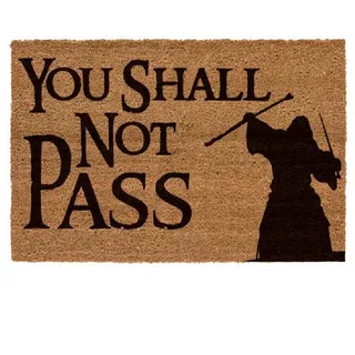 SD Toys Fußmatte The Lord of the Rings You Shall Not Pass Türmatte