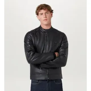 Belstaff für Herren. 100038 Lederjacke V Racer schwarz (50), Lässig