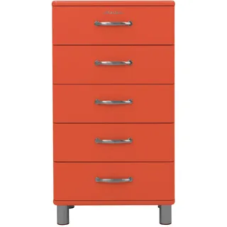 tenzo, Kommode + Sideboard, Malibu Kommode Metall/Holzwerkstoff 60x41x111 cm (60 x 41 x 111 cm)