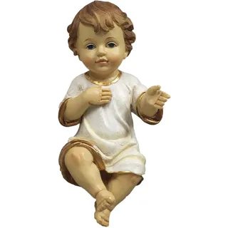 Jesuskind Kleidchen Bambinello Jesus Poly Weihnachten Krippe 20 cm