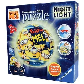 Ravensburger 3D Puzzle - Night-Light - Minions - 72 Teile