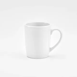 Van Well Kaffeebecher Gourmet, Porzellan weiß, 6-teilig, 0,3 l