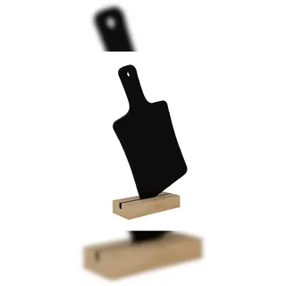 ALLboards doppelseitige SCHNEIDEBRETT SCHNEIDEBRETTFORM Kleine Tafeln 4 Stück Set mit Staffelei, Dekorativ Deko, Kreidetafel