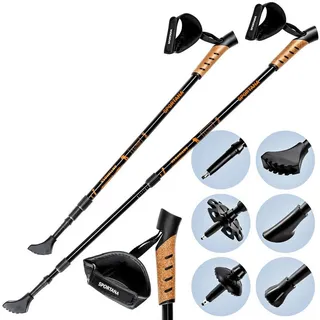 Sportana Wanderstöcke 68-135 cm orange