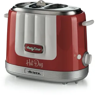 Ariete Hotdog-Maker 206R Party Time rot 650 W, rot