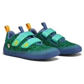 Affenzahn Knit Happy Paradisvogel Klettschuh Grün - Kid's Barfußschuh - 22