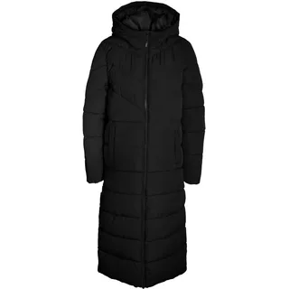Noisy may Lange Puffer Jacke Warmer Stepp Wintermantel mit Kapuze Wattierter Blouson NMDALCON - S