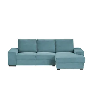 Ecksofa  Renée ¦ türkis/petrol ¦ Maße (cm): B: 276 H: 92 T: 146.0