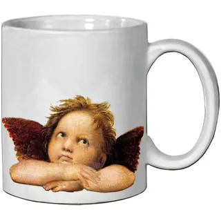 1art1 Raphael Raffaels Engel (Detail) Foto-Tasse Kaffeetasse 9x8 cm