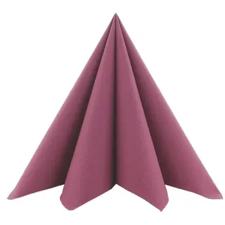Sovie Horeca Serviette in Beere/Lila aus Linclass® Airlaid, 40 x 40 cm, 50 Stück,