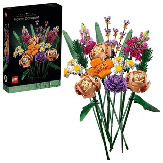 LEGO Icons Blumenstrauß, Künstliche Blumen, Set für Erwachsene, Home Deko, Geschenk zum Muttertag, für Frauen, Männer, Sie & Ihn, Wohnaccessoires, Botanische Sammlung 10280
