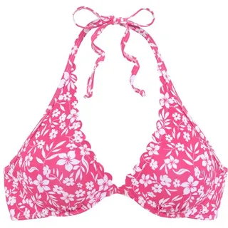 VIVANCE Bikini-Top Damen Rosa/Weiß 40 Cup F