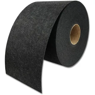 PerfectHD Zaunsichtschutz - Sichtschutz Rolle - Sichtschutzstreifen für Doppelstabmattenzaun - Uni - Milano Anthrazit - 26 m Rolle - 19 cm breit