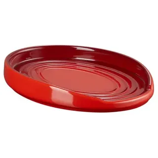 Le Creuset Löffelablage Oval kirschrot