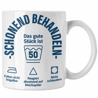 Trendation Tasse Trendation - 50. Geburtstag Geschenkidee Frau Frauen Männer Mann Tasse mit Sprüch 50er Geburtstag