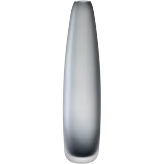LEONARDO Bodenvase Dekovase BELLAGIO (1 St), aus Glas, handgefertigt grau Ø 11 cm x 46 cm