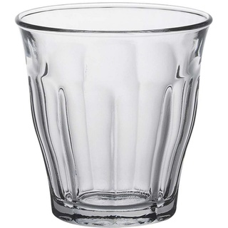 Duralex Tumbler-Glas Picardie, Glas gehärtet, Tumbler Trinkglas 90ml Glas gehärtet transparent 6 Stück 90 ml