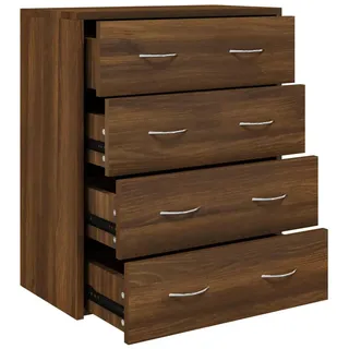 vidaXL Kommode 60 x 71 x 30,5 cm Braun Eichen-Optik