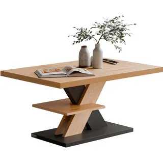 CASARIA Detroit Grau Eiche 90 x 60 x 45 cm