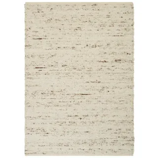 Wollteppich THEKO "Allgäu Super" Teppiche Gr. B/L: 60 cm x 90 cm, 10 mm, 1 St., beige (natur) Esszimmerteppiche Handweb Teppich, reine Schurwolle, handgewebt