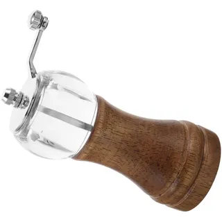 Manuelle Pfeffermühle Mit Kurbel, Große Salzmühle Aus Acryl Für Küche Und Grill, Nachfüllbare Flasche Für Selbstgemachte Gewürze