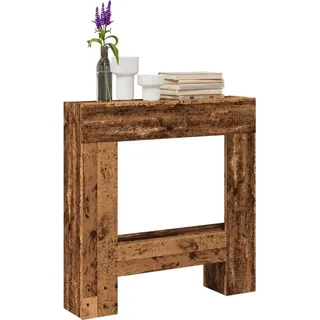 vidaXL Kaminumbauschrank 81 x 18 x 82 cm Braun