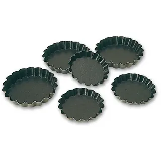 Matfer Exopan 25 geriffelte, runde Törtchenformen, 6.5 cm (332652)