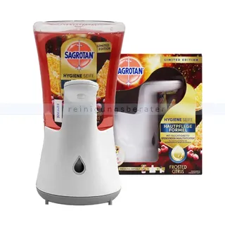 Sagrotan NoTouch Starterset Sensorspender plus Seife 250 ml berührungsloser Seifenspender mit 250 ml Hygieneseife