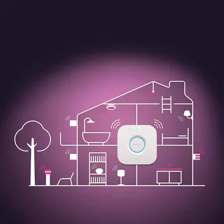 Philips Hue White & Color Ambiance Xamento Deckenleuchte M (2.350 lm) & Gradient Ambiance LED Lightstrip 2m Basis, Weiß, 929002994901