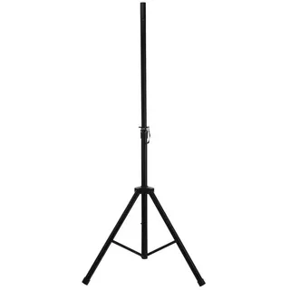 McGrey SPS-1 Boxenstativ Stahl schwarz (Boxenstativ aus Stahl, stabile, extra breite Dreibein-Konstruktion, ausziehbar von ca. 130-193 cm, Belastbarkeit: max. 50 kg, Gewicht: 3,3 kg)