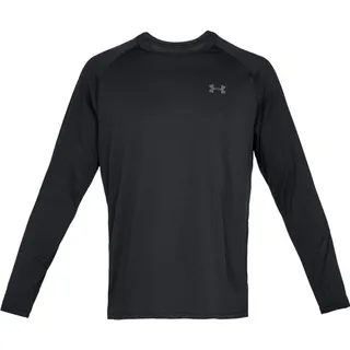 Under Armour Tech 2.0 langarm Trainingsshirt Herren 001 black/graphite S