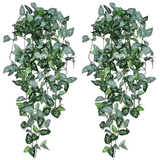 Kunstranke UV-beständige künstliche Kletterpflanze, künstliche Efeuranke, Coonoor, Outdoor-Kunstpflanze, hängende Kunstpflanze, Wanddekoration