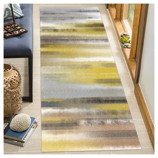 Siunwdiy Teppich Läufer Flur Beigeteppich Bettumrandung 3 Teilig Waschbare Teppiche Küchenteppich Läufer rutschfest Für Flur,Schlafzimmer, Wohnzimmer,Beige,90x180cm