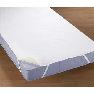 Biberna Molton Sleep & Protect Matratzenauflage, weiß, 180 x 200 cm