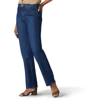 Lee Damen Relaxed Fit Straight Leg Jeans, Meridian, 44 - 44