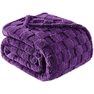 Exclusivo Mezcla Kuscheldecke Flauschig 220x240 cm Fleecedecke Tagesdecke