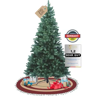 SCHAUMEX Künstlicher Weihnachtsbaum ohne LED Beleuchtung aus Premium Spritzguss - Viele Größen: (Ohne LED Beleuchtung, 210cm)
