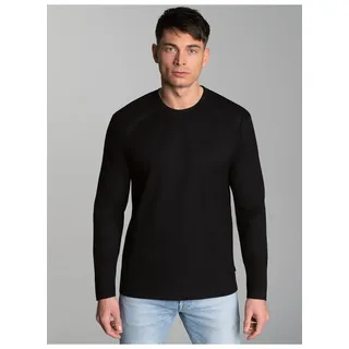 TRIGEMA Langarmshirt schwarz 5XL