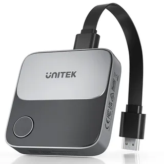 Unitek Hdmi Wireless Display Dongle Adapter - 4K 5G Miracast/Airplay Adapter, Wi-Fi HDMI für TV/Beamer/Monitor, 4K@60HzBildschirm Casting für Miracast/iOS/Mac OS/Airplay/Android/Windows/DLNA