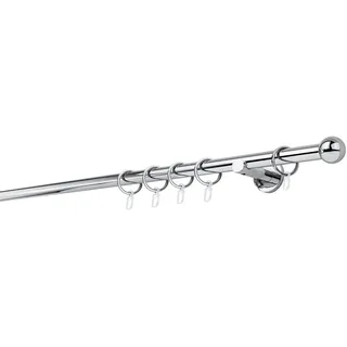 ONDECO Vorhangstange Ball 1-läufig Ø 20 mm 300 cm Chrom