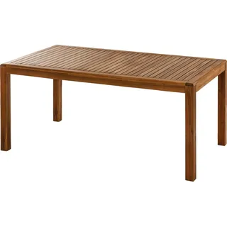 Dehner Lima Gartentisch 160 x 75 x 90 cm Braun